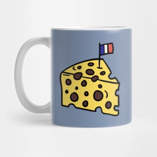 Cute French Cheese Cartoon Mug